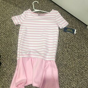 Polo Ralph Lauren BRAND NEW with tags size 7 adorable now pink dress!